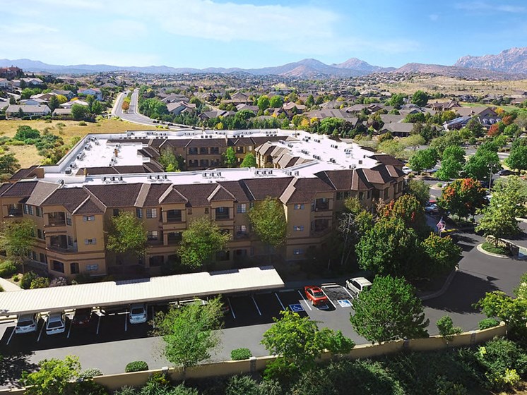 Aerial View of Prescott Lakes Apartments at Prescott Lakes Apartments in Prescott, AZ